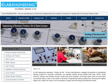 Tablet Screenshot of elabtrainerskits.com